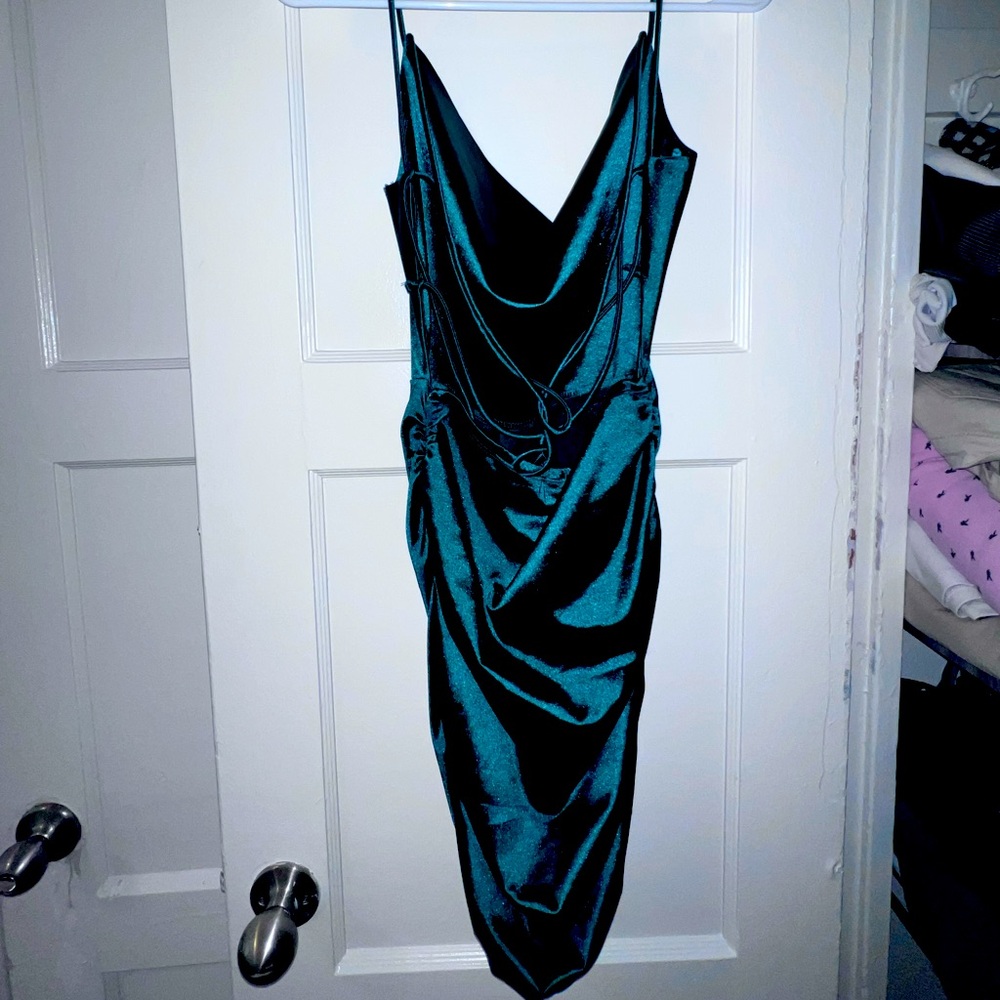 Dark green dress